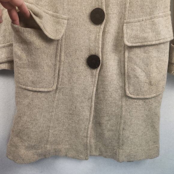 Day Birger et Mikkelsen Cardigan Women's SZ SM Beige Sweater Coat Lined EUC - Picture 8 of 16